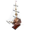 HMS Victory Bow Section – 28.5" Height Wooden Ship Model – Brass Detail Display By Old Modern Handicrafts - 2 of 4