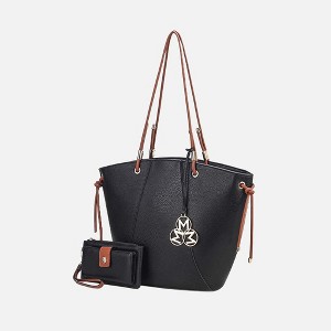 MKF Collection Liv Vegan Leather Women’s Tote Handbag with Matching Wallet by Mia K - 1 of 4