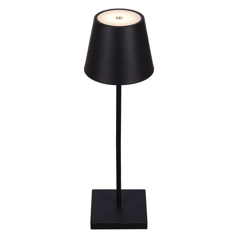 Cresswell Lighting Metal Stick Table Lamp Black (Includes LED Light Bulb), 5 of 10
