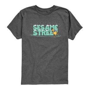 Boys' - Sesame Street - Snow Logo Short Sleeve Graphic T-Shirt - 1 of 4