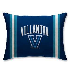 NCAA Villanova Wildcats Standard Stripe Logo Bed Pillow - 1 of 1