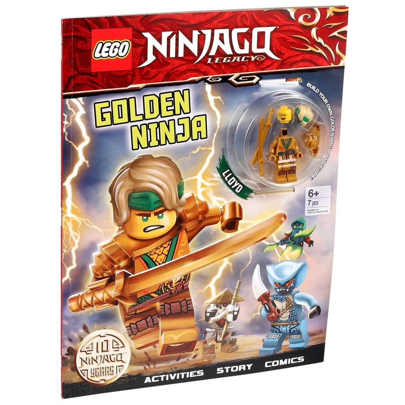 Lego Ninjago: Golden Ninja - (Activity Book with Minifigure) by  Ameet Publishing (Mixed Media Product), 2 of 5