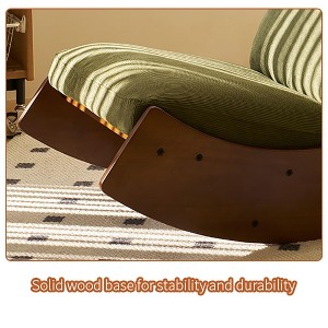 Comfortable Upholstered Glider Rocking Chair, Multi-Position,Accent Chair for Living Room, Bedroom or Nursery - 1 of 4