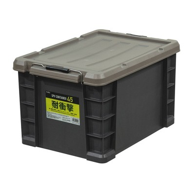 JEJ Astage Shock Resistant Container with Clamp on Steel Roller Buckles Heavy-duty Multipurpose Storage Olive Drab