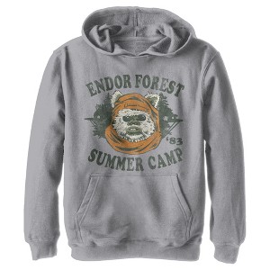 Boy's Star Wars: A New Hope Endor Summer Camp Pull Over Hoodie - 1 of 4