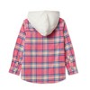 Lands' End Kids Long Sleeve Hoodie Flannel Shirt - 2 of 3