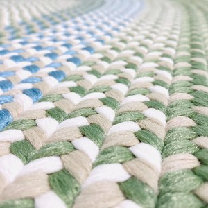 Colonial Mills Kingston Braid - Green 27 In x 46 In Oval Rug Indoor/Outdoor 100% Polypropylene - 1 of 4