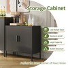 SKRAN Metal Storage Cabinet, Multi-Purpose Steel Cabinets with Doors and  Adjustable Shelves for Home, Office, and School - 4 of 4