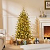 Yaheetech 4.5Ft/6Ft/7.5Ft Pre-Lit Christmas Tree with Multicolor LED Lights - 2 of 4