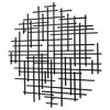Cheung's Iquara Small Round Metal Wall Art Black - 4 of 4