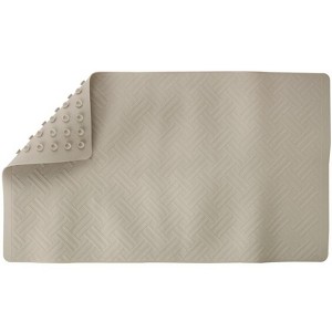 Living Accents 28 in. L X 16 in. W Beige Thermo Plastic Elastomer Bath Mat Latex Free - 1 of 1