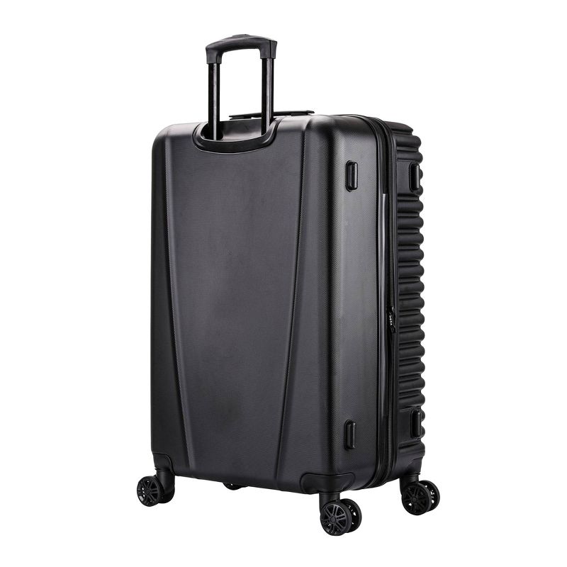 InUSA Ally Lightweight Hardside Large Checked Spinner Suitcase, 6 of 9