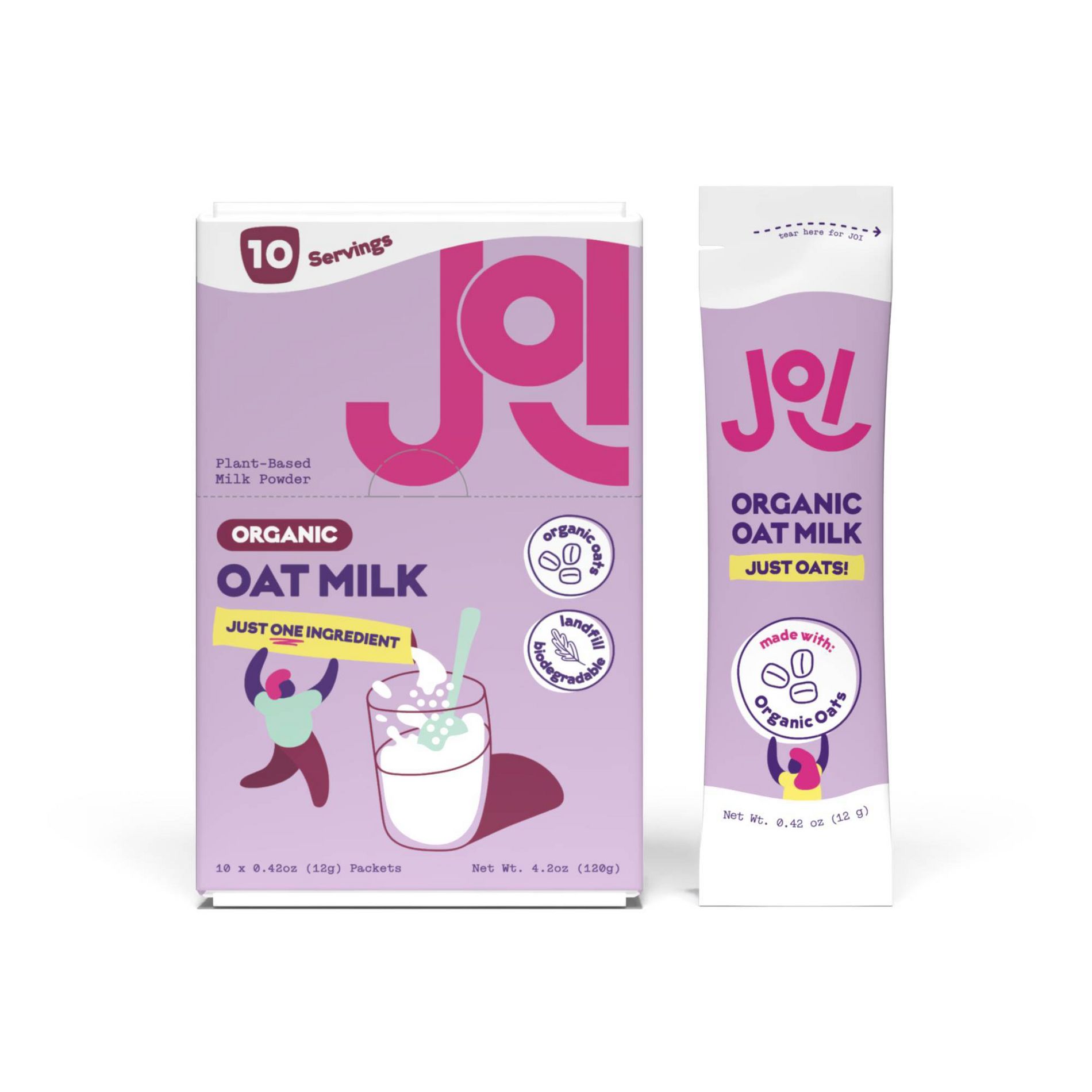 JOI Organic Oat Milk Powder - 4.2oz/10ct