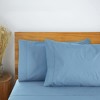 LuxClub 2 PC Performance Microfiber Solid Pillowcase Set - 2 of 2