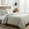 Cotton Linen Chambray Comforter & Sham Set - Threshold™
 - 2 of 4