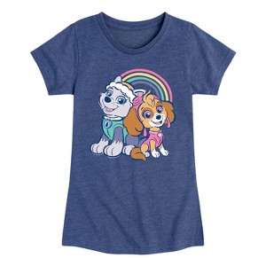 Girls' - Paw Patrol - Skye and Everest Best Friends Fitted Short Sleeve Graphic T-Shirt - 1 of 4