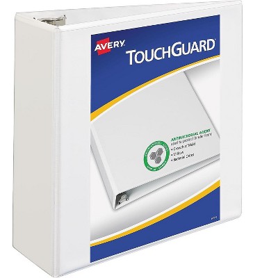 Avery TouchGuard Durable 4 3-Ring View Binder 17145