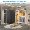 VIPEK V2C Wire Garment Rack Covered Clothes Rack, Black Metal Clothing Rack with Black Oxford Fabric Cover Cover, Max Load 750LBS - 3 of 4