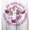 In One Ear And Out The Udder Crew Neck Short Sleeve Women's White Crop T-shirt - 2 of 3