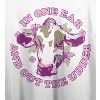 In One Ear And Out The Udder Crew Neck Short Sleeve Women's White Crop T-shirt - image 2 of 3