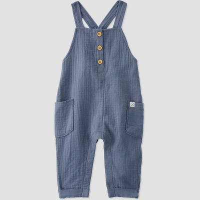 Little Planet By Carter's Organic Baby Coastal Overalls - Blue ...