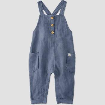 Little Planet by Carter’s Organic Baby Coastal Overalls - Blue