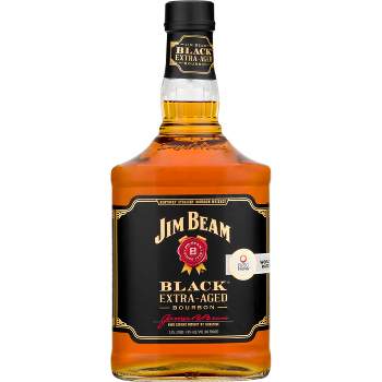 Jim Beam Black 8yr Kentucky Straight Bourbon Whiskey - 1.75L Bottle