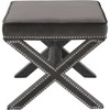 Meridian Furniture,Nixon Velvet Ottoman/Bench - 3 of 4