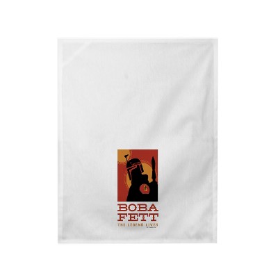 Star Wars Boba Fett Red Sunset Dish Towel