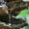 Gulches 9*5*14" Indoor Brown Wood-Look Water Fountain£¬4-Tier Polyresin Cascading Wood Tabletop Fountain - 3 of 4
