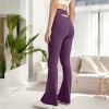 Anna-Kaci Active Women's High Waist Flare Leggings with Comfortable Stretch Fit - 2 of 3
