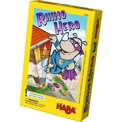 HABA Rhino Hero A Heroic Stacking Card Game for Ages 5 and Up - Triple Award Winner