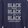 Boys' - Instant Message - Black Pride Joy Excellence Long Sleeve Graphic T-Shirt - 2 of 4