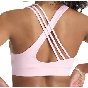 POPSUGAR PS Strappy Sports Bra for Women Blossom - Criss-Cross Back Padded Yoga Bra Workout Tops & Removable Cups - 1 of 4