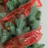 Northlight Pack of 12 Cranberry Red and Gold Merry Christmas Wired Craft Ribbon Spools - 2.5" x 120 Yards - 3 of 3
