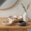Sagebrook Home Set of 2 Carved Wood Bowls Wooden Nesting Heart Bowls for Table Decor and Display - 2 of 4