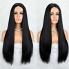 Jessie's Wig 26 Inch Silky Straight Layered Wig Synthetic Hair Natural Black Color 1 Pc/Pack - 4 of 4
