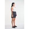 Lafidi Women’s Libbi Hi-Rise Paperbag Shorts with Self Sash Belt and Side & Welt Pockets for a Flowy Yet Tailored Look - 2 of 4