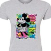Women's - Disney - Mickey Punk Fitted Graphic T-Shirt - 2 of 3