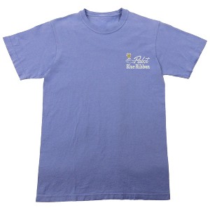 Pabst Blue Ribbon "Support Your Local Bartender" Men's Periwinkle Short Sleeve Tee - 1 of 4