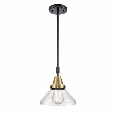 Caden - 1 Light Stem Hung Mini Pendant In Industrial Style-9.13 Inches Tall and 8 Inches Wide