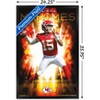 Trends International NFL Kansas City Chiefs - Patrick Mahomes II 18 Framed Wall Poster Prints - 3 of 4