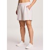 RBX Active Women's Elevated Athleisure Luxe Heathered Fabric All Season Lounge Shorts with Pockets - 4 of 4