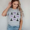 Simply Sage Market Women's Coquette Purple Bow Witch Hat Short Sleeve Graphic Tee - 2 of 4