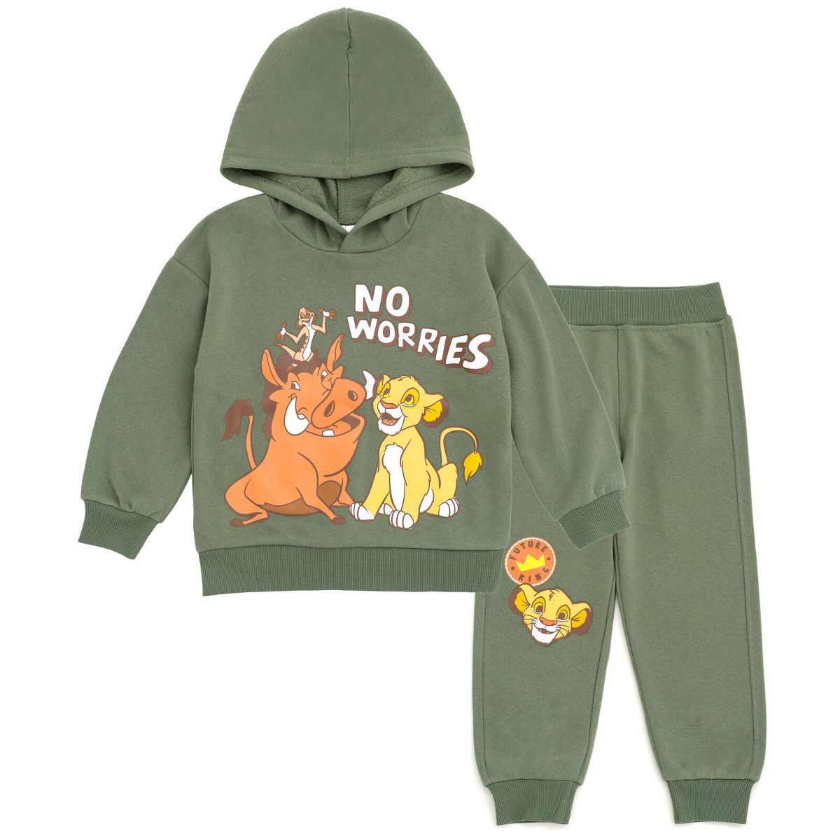Disney Fleece Pullover Hoodie and Jogger Pants Outfit Set