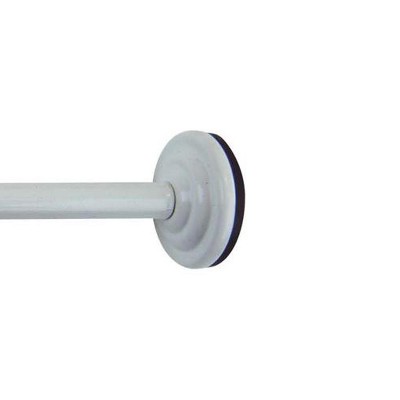 Adjustable White Steel Mini Tension Rod 36x54