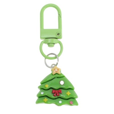 Unique Bargains Christmas Keychain Lobster Clasp Alloy Resin Colorful 1 Pc