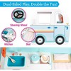 SVAN Wooden Play Camper Van Toy Playset w Steering Wheel, Kitchen, Bed, Pillow, Pretend Shower, Curtains - Great for Kids Pretend Play & Imagination - 3 of 4