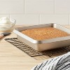 8" Non-Stick Square Cake Pan Aluminized Steel Gold - Made By Design™ - image 2 of 3