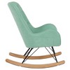 Baby Relax Zander Rocker Chair with Side Storage Pockets Teal - image 4 of 4